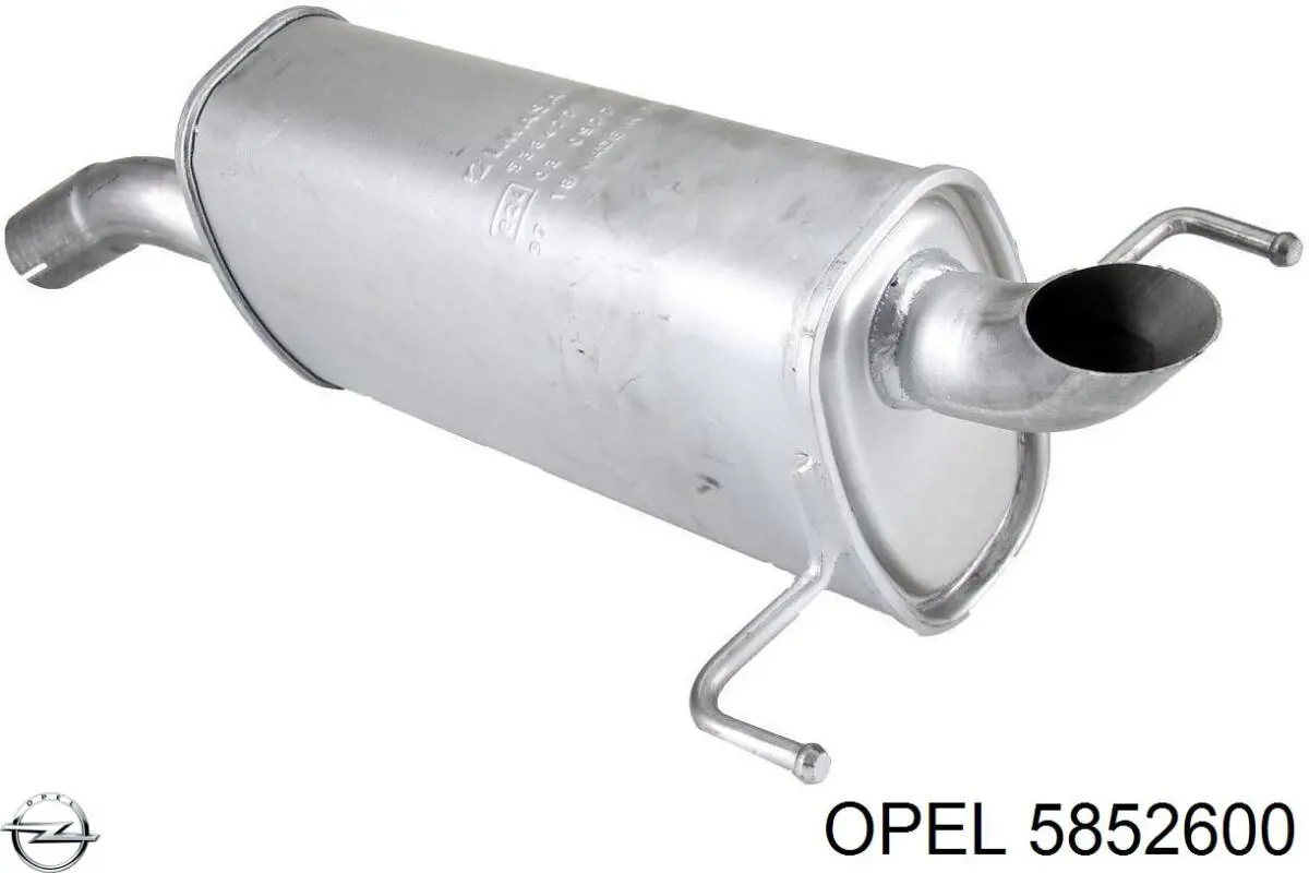 Купить 5852600 Opel Глушитель задний
