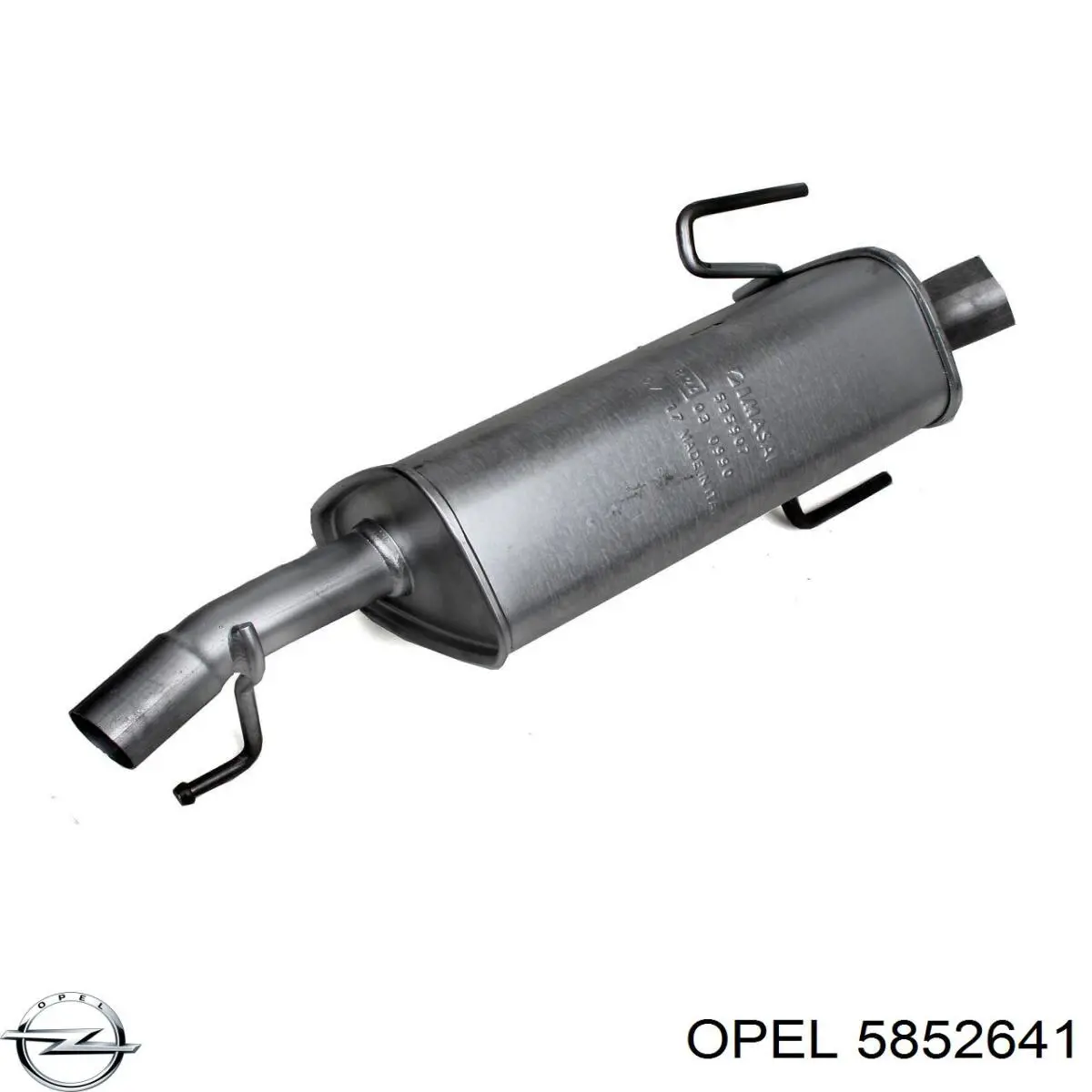 Выхлоп задний Opel 5852641 цена, от 84.60 USD
