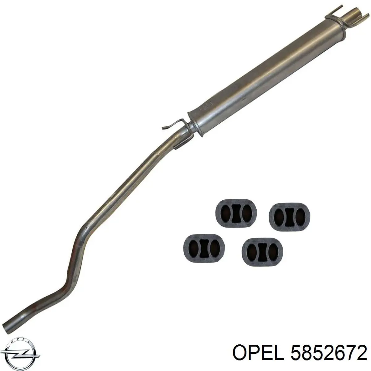 Глушитель, центральная часть Opel 5852672 цена, от 54.07 USD