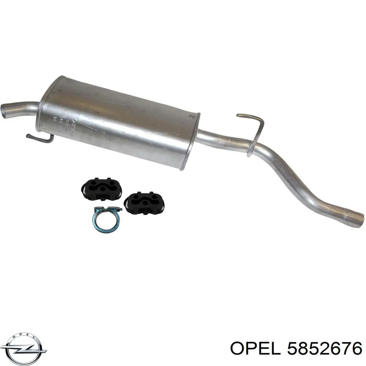 Выхлоп задний Opel 5852676 цена, от 75.57 USD
