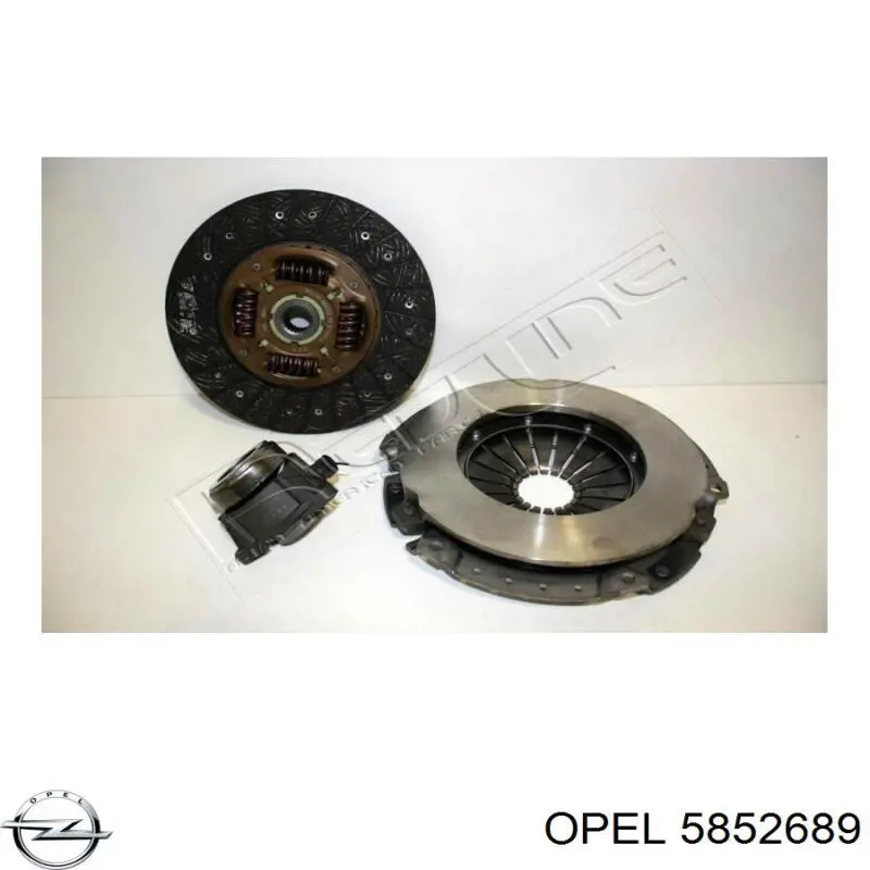 Купить 5852689 Opel Глушитель задний
