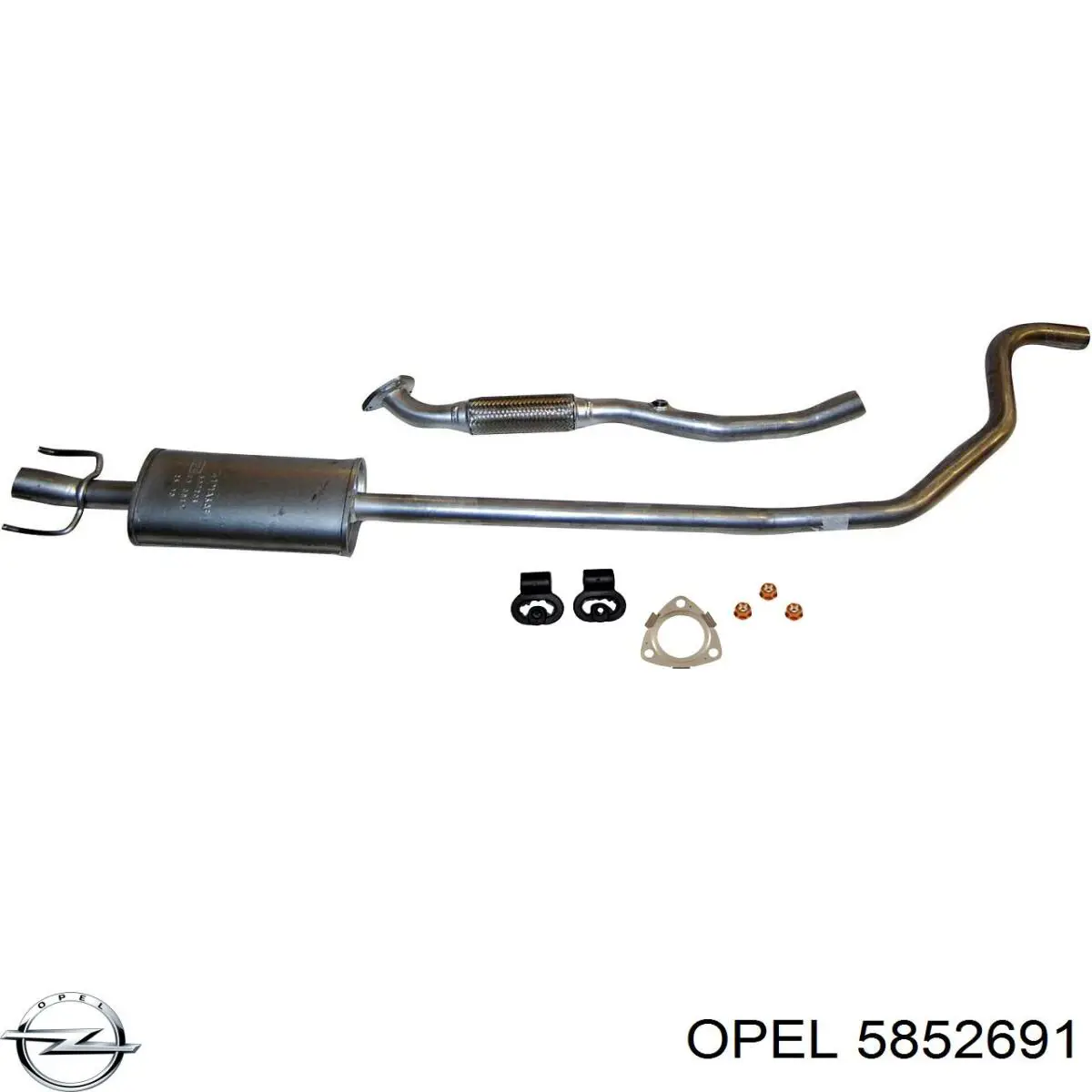 5852691 Opel подушка глушителя