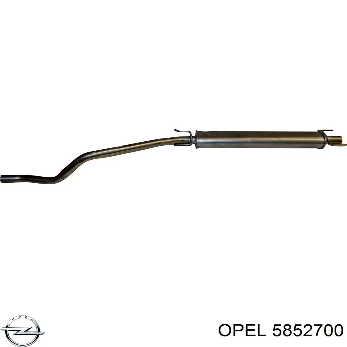 Глушитель, центральная часть Opel 5852700 цена, от 80.10 USD