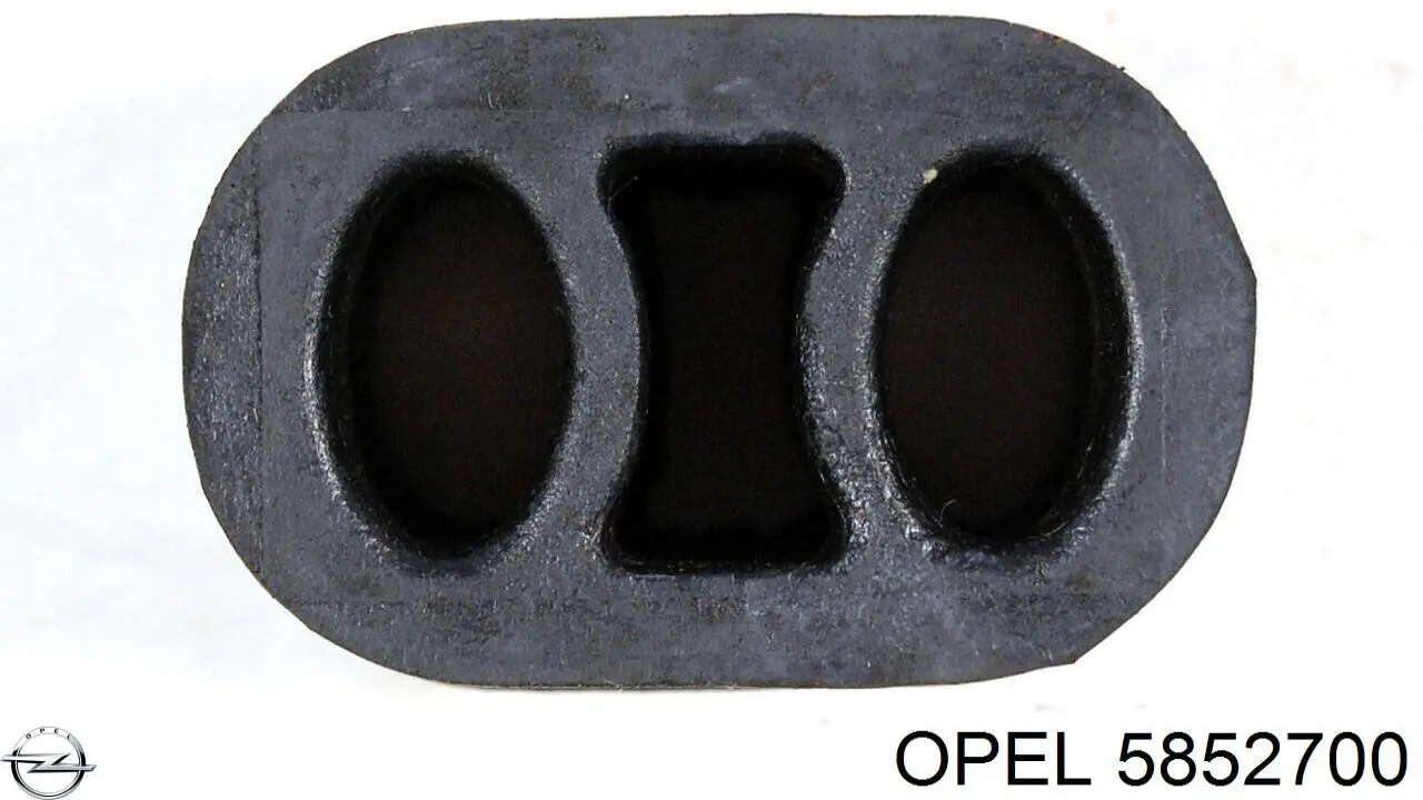 Центральная часть глушителя 5852700 Opel