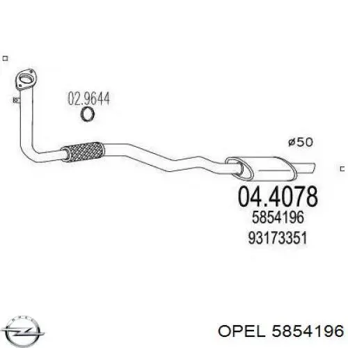  5854196 Opel