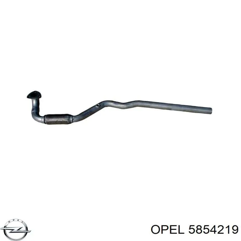 Глушитель, передняя часть Opel 5854219 цена, от 35.24 USD