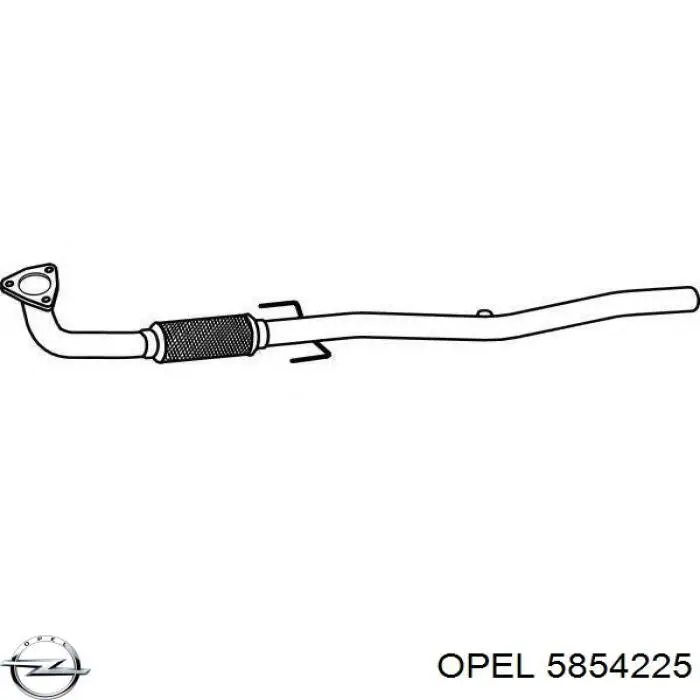 Глушитель, центральная часть Opel 5854225 цена, от 102.84 USD