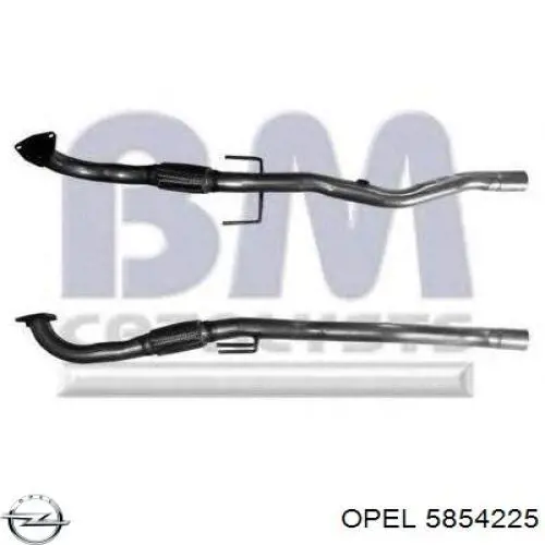 Купить 5854225 Opel Выхлоп центральный