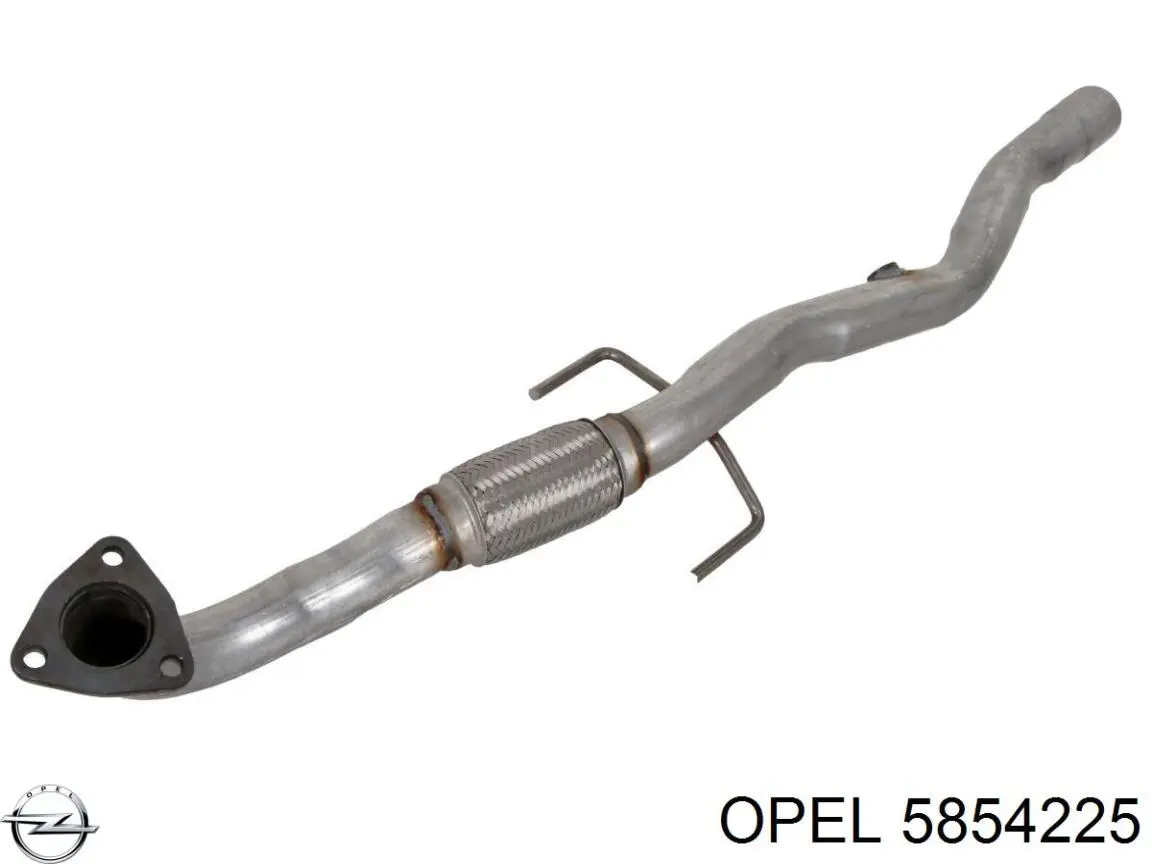 Центральная часть глушителя 5854225 Opel