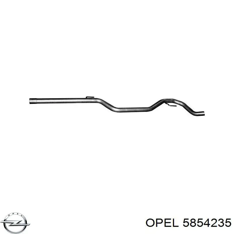 Купить 5854235 Opel Приёмная труба