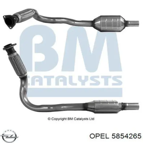 Катализатор 24418596 Opel