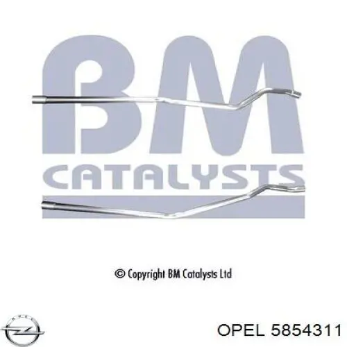 Купить 935001 Bosal Выхлоп центральный