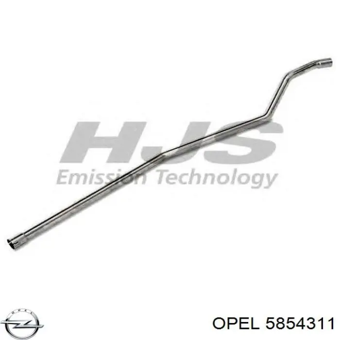 Купить 5854311 Opel Выхлоп центральный