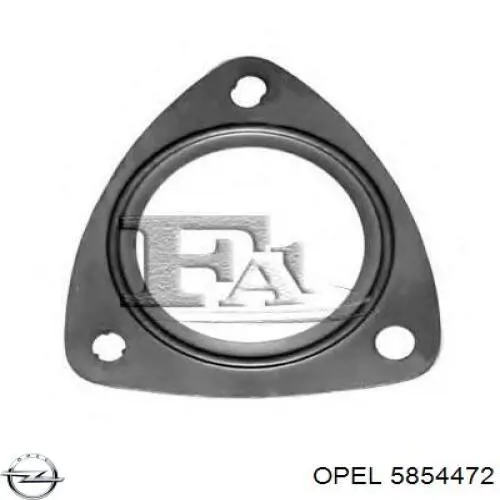 5854472 Opel прокладка катализатора задняя