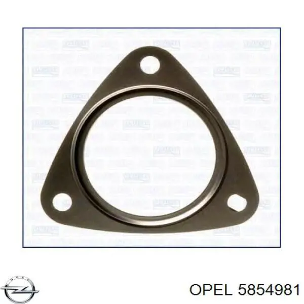 5854981 Opel прокладка приемной трубы глушителя