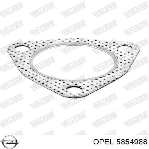 Купить 5854988 Opel Уплотнитель приемной трубы глушителя