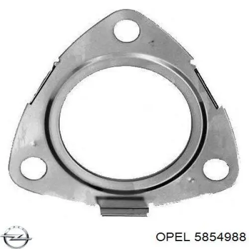 5854988 Opel прокладка приемной трубы глушителя