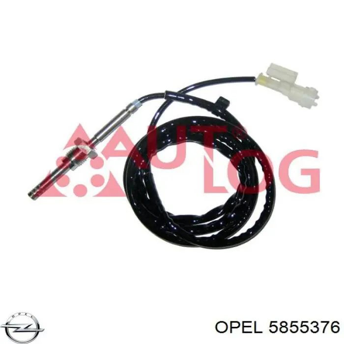 5855376 Opel sensor de temperatura dos gases de escape (ge, depois de filtro de partículas diesel)