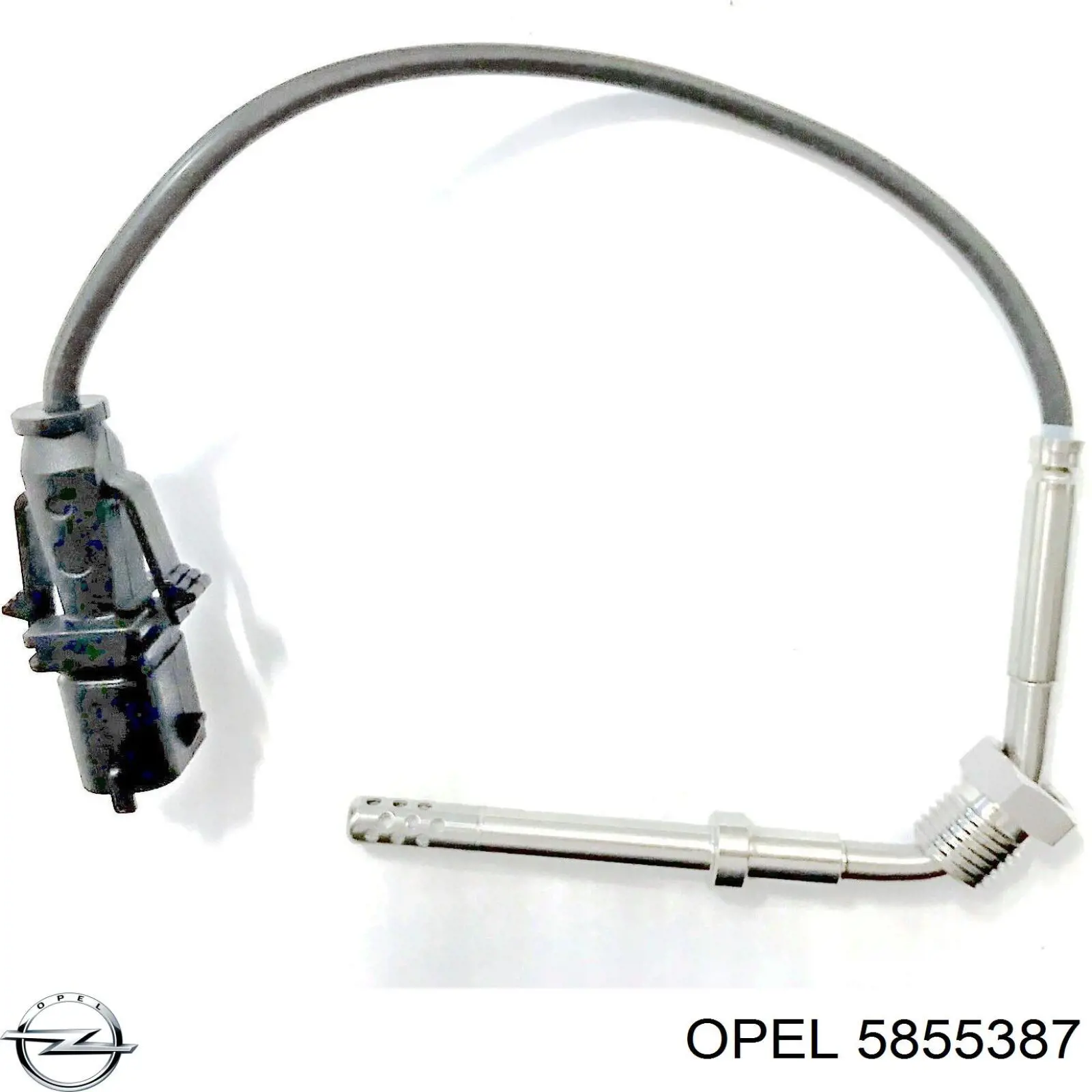 5855387 Opel датчик температуры отработавших газов (ог, в катализаторе)