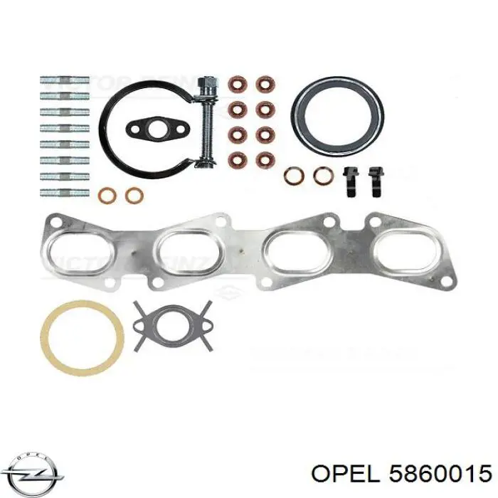 Турбонагнетатель Opel 5860015 цена, от 278.93 USD
