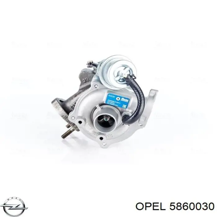 5860030 Opel турбина