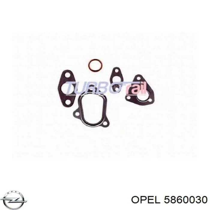 5860030 Opel Турбонаддув