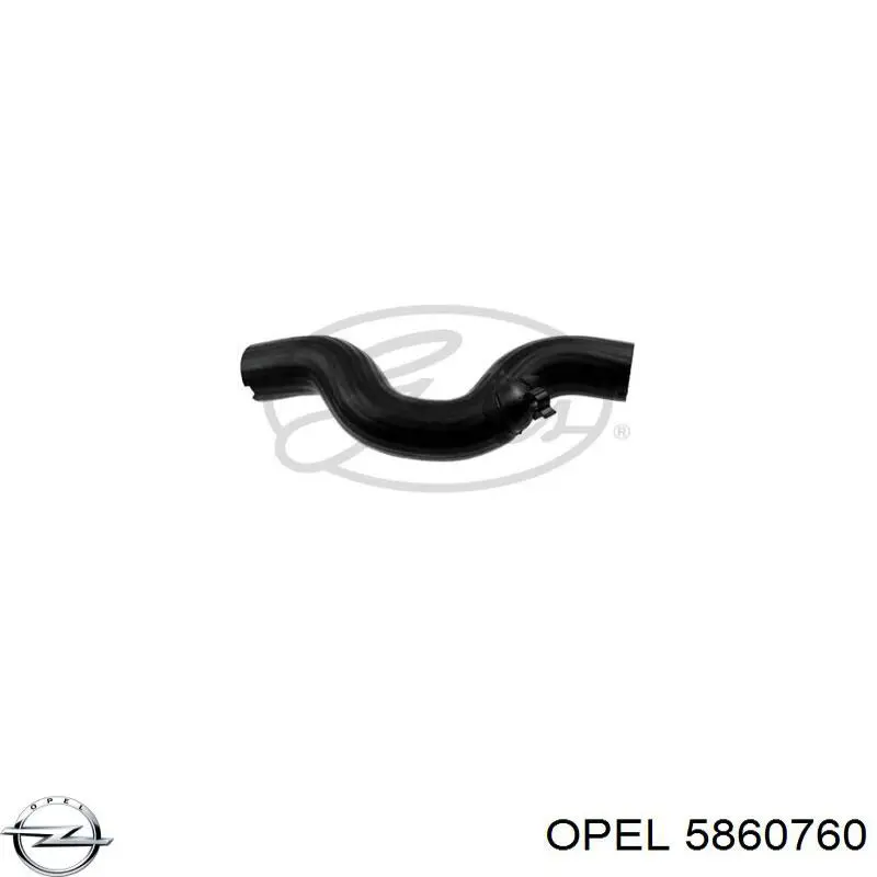 Шланг/патрубок интеркуллера Opel 5860760 цена, от 27.80 USD