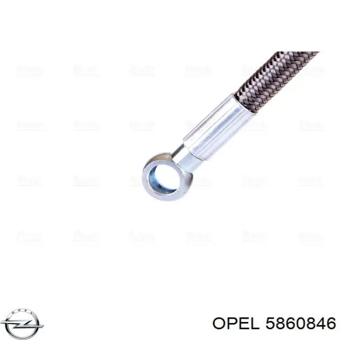 Купить 5860846 Opel Трубка (шланг) подачи масла к турбине