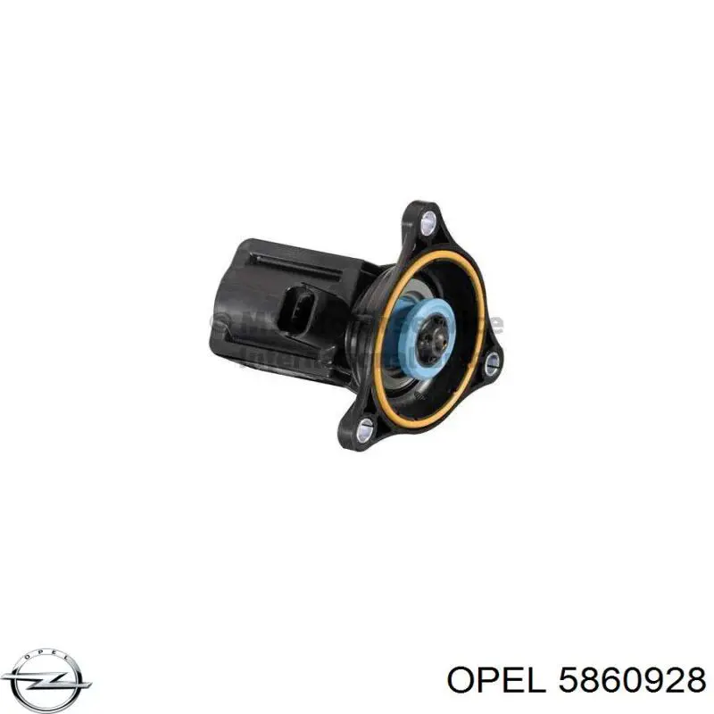 5860928 Opel клапан рециркуляции наддувочного воздуха турбины