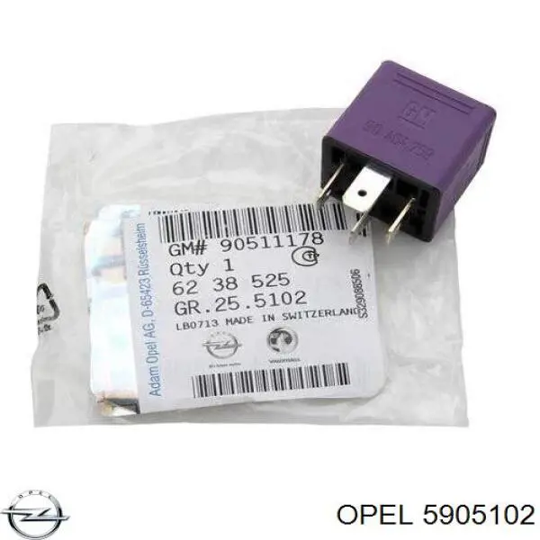 5905102 OPEL Cardán inferior de la columna de dirección original y equivalente