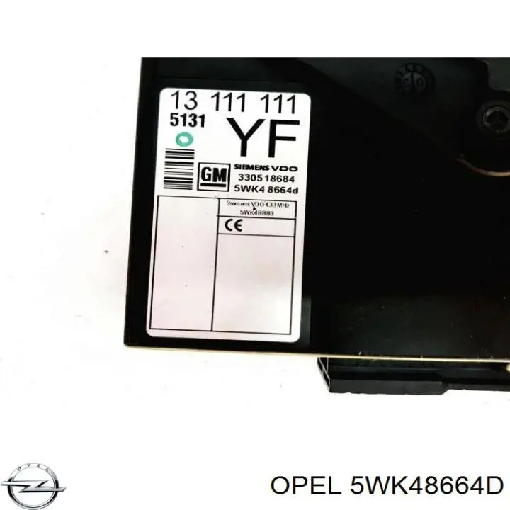  Opel 5WK48664D цена, от 26.81 USD