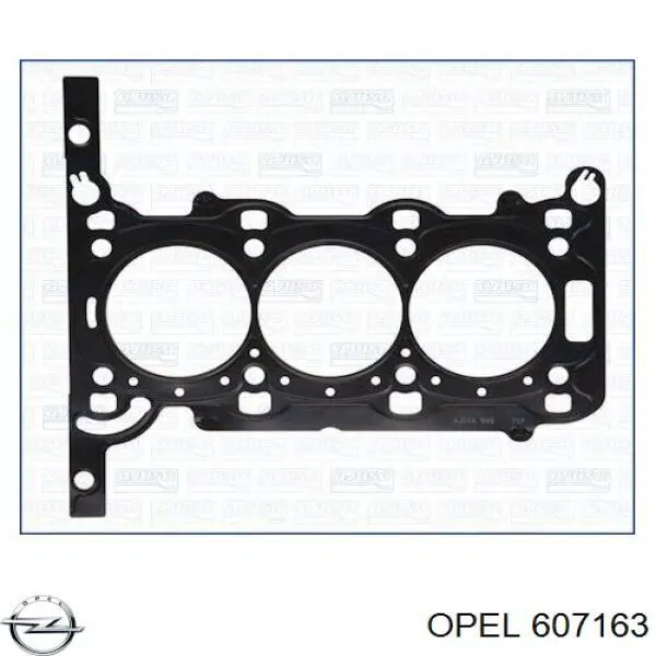 607163 Opel прокладка гбц