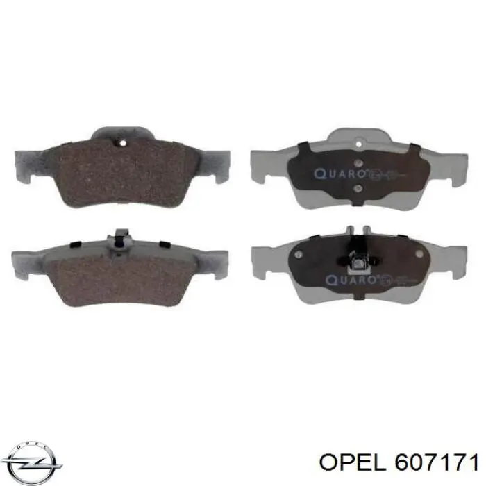 Головка блока цилиндров 607171 Opel