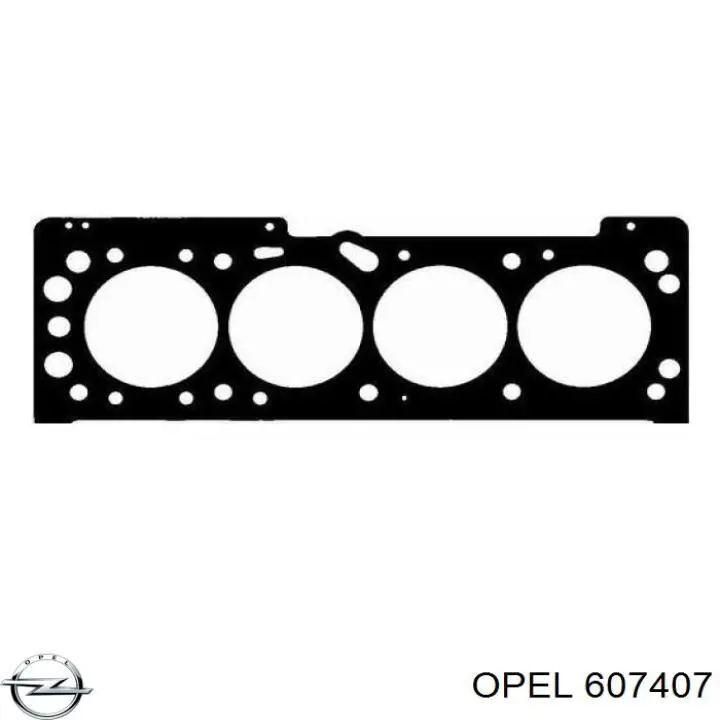 Прокладка ГБЦ 607407 Opel