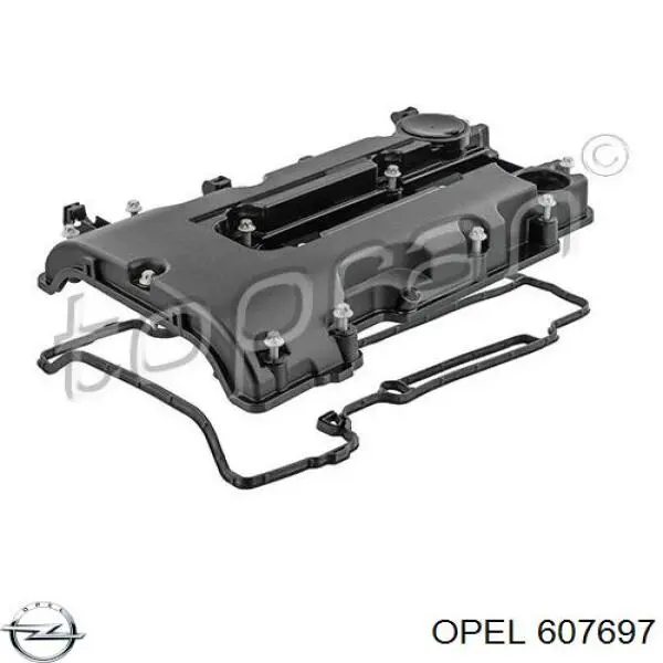 607697 Opel клапанная крышка