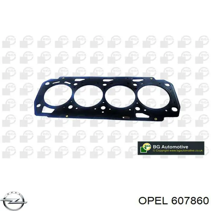 607860 Opel прокладка гбц