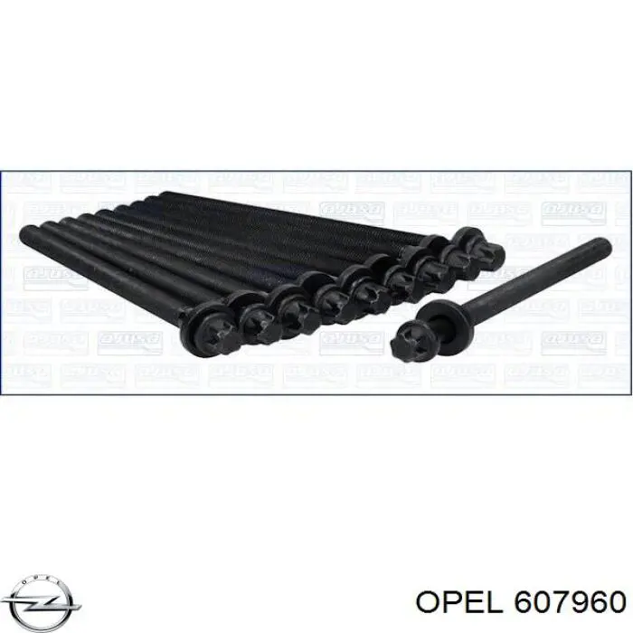 Болт головки блока цилиндров, ГБЦ Opel 607960 цена, от 2.50 USD