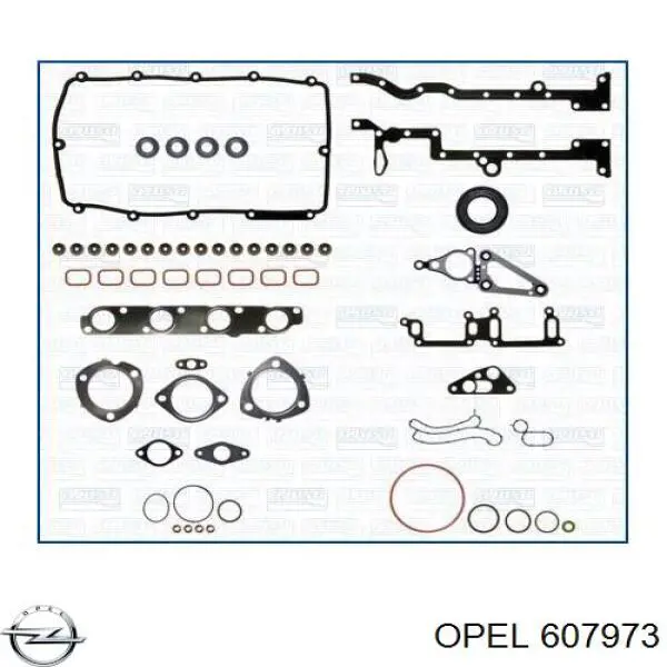 Прокладка ГБЦ 607973 Opel