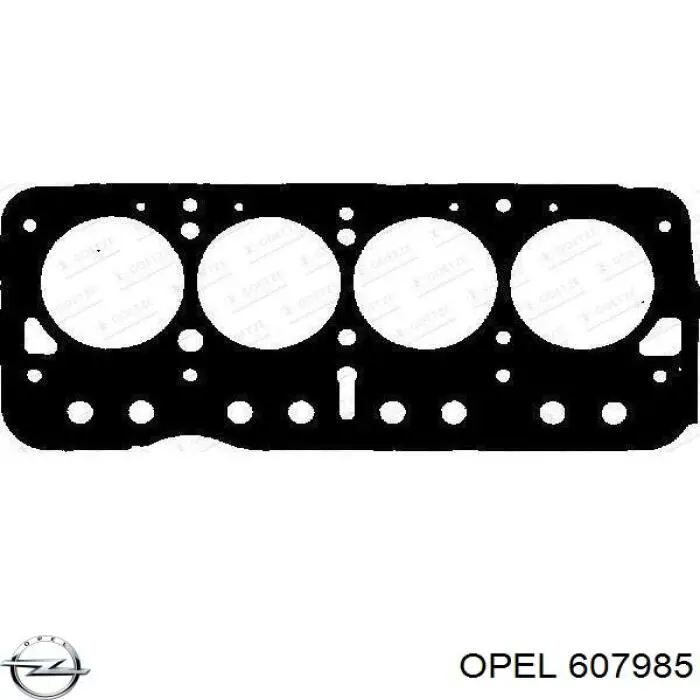 607985 Opel Прокладка головки блока