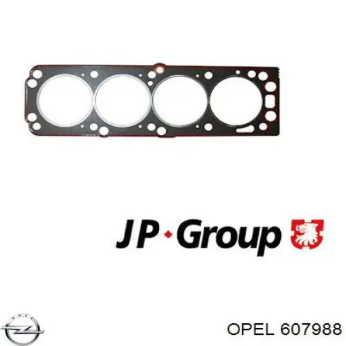 Прокладка ГБЦ 607988 Opel