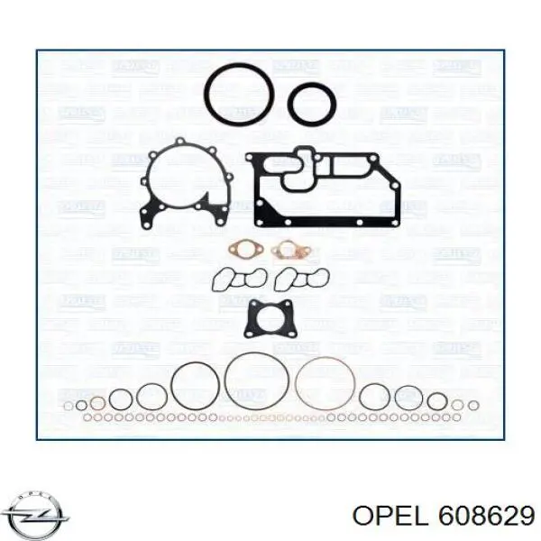 Прокладка ГБЦ 608629 Opel