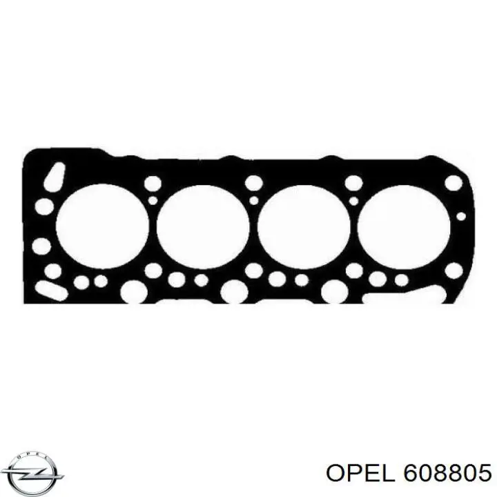 608805 Opel прокладка гбц