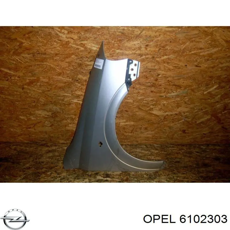 Крыло переднее правое Opel 6102303