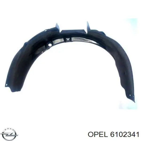Подкрылок крыла переднего правый Opel 6102341