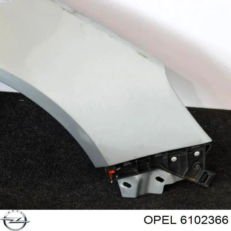6102366 Opel pára-lama dianteiro direito