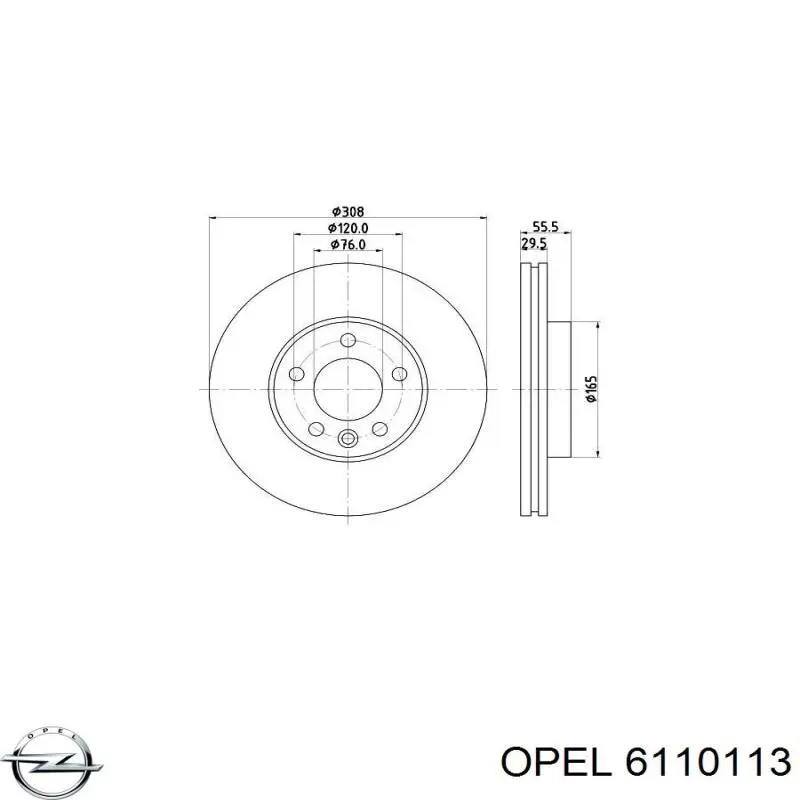 6110113 Opel 