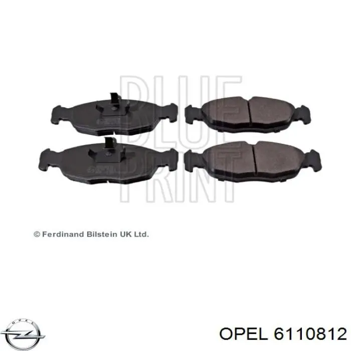 Кронштейн крепления крыла переднего правого передний Opel 6110812 цена, от 6.64 USD