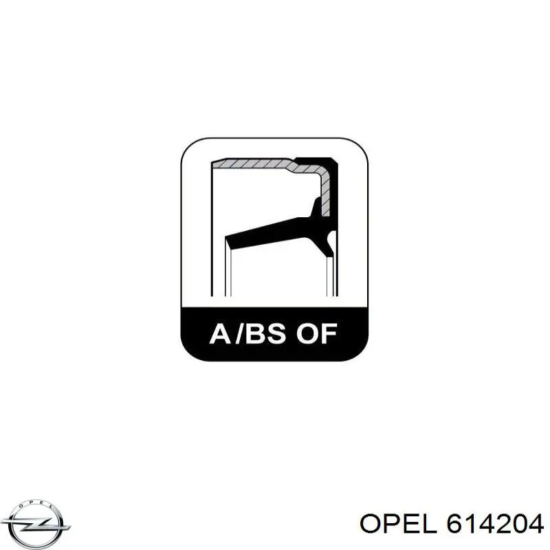 Сальник коленвала задний 614204 Opel
