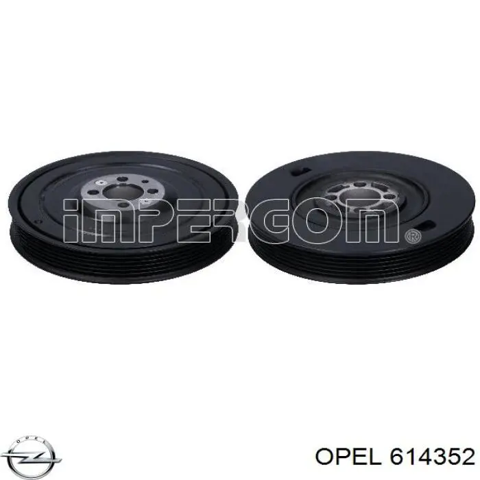Купить 614352 Opel Шкив-демпфер коленвала