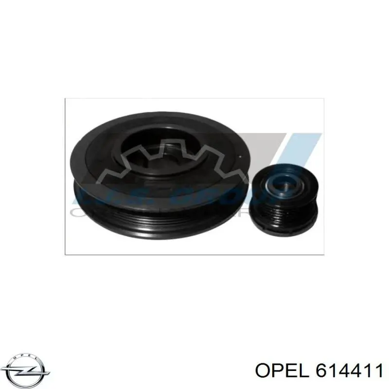 Купить 614411 Opel Шкив-демпфер коленвала